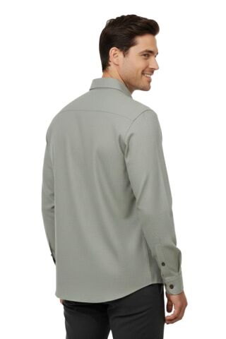 Erkek Kışlık Uzun Kol Tek Cepli Gömlek 4084 BGL-ST04993 HAKİ - L