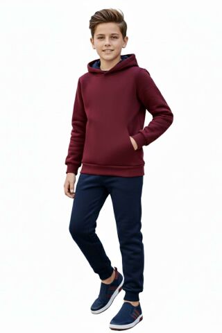 Erkek Çocuk 3 İplik Kombin Eşofman Takım BGL-ST05048