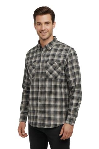 Erkek Kışlık Uzun Kol Çift Cepli Gömlek 4045 BGL-ST04994