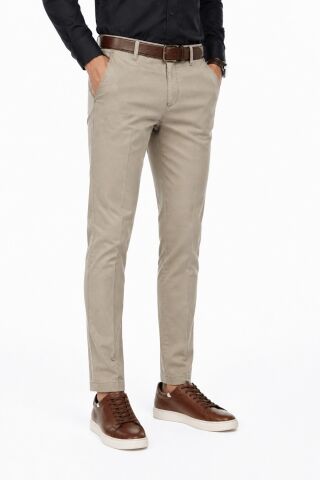 Erkek Kanvas Pantolon Regular Kalıp Yazlık BGL-ST05392 TAŞ - 54