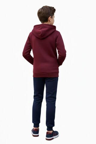 Erkek Çocuk 3 İplik Kombin Eşofman Takım BGL-ST05048 BORDO - 14 YAŞ