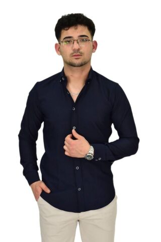 Erkek Likralı Spor Silim Fit Gömlek BGL-ST04326