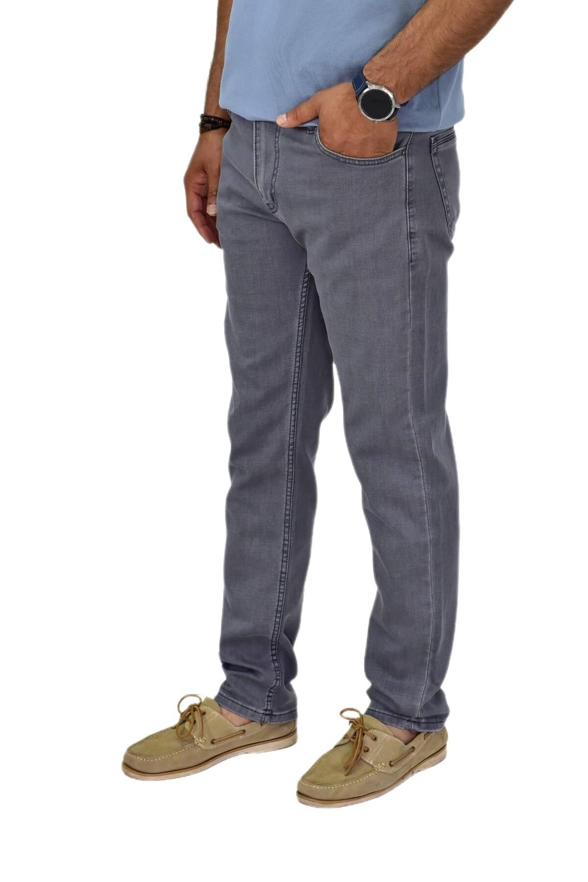 Erkek Regular Fitt Jeans Pantolon 320 BGL-ST04606 A.GRİ - 37