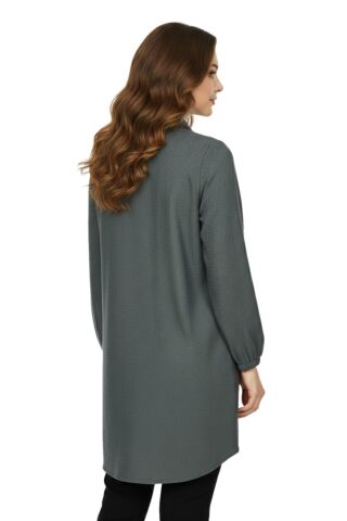 Kadın Kışlık Cepli Tunik BGL-ST02343 HAKİ - 40