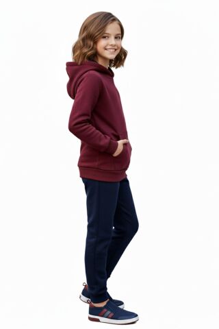 Kız Çocuk 3 İplik Kombin Eşofman Takım BGL-ST05049