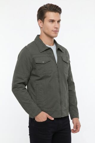 Erkek Büyük Beden Mevsimlik Kanvas Spor Mont BGL-ST05335