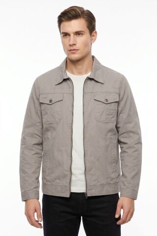 Erkek Büyük Beden Mevsimlik Kanvas Spor Mont BGL-ST05335