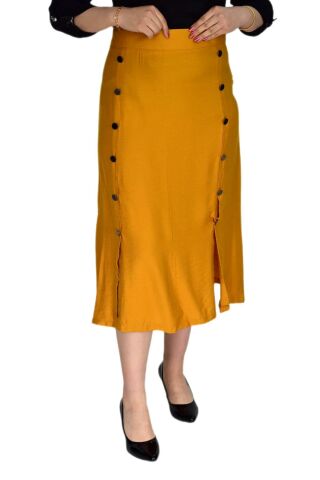 Kadın Ayrobin Etek Dügmeli RYN19737