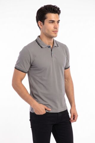 Erkek Gri Polo Yaka Tişört LDB BGL-ST04907