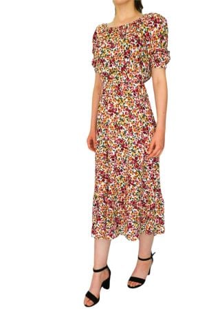 Kadın Elbise Empirme Bel Lastikli BGL-ST01331