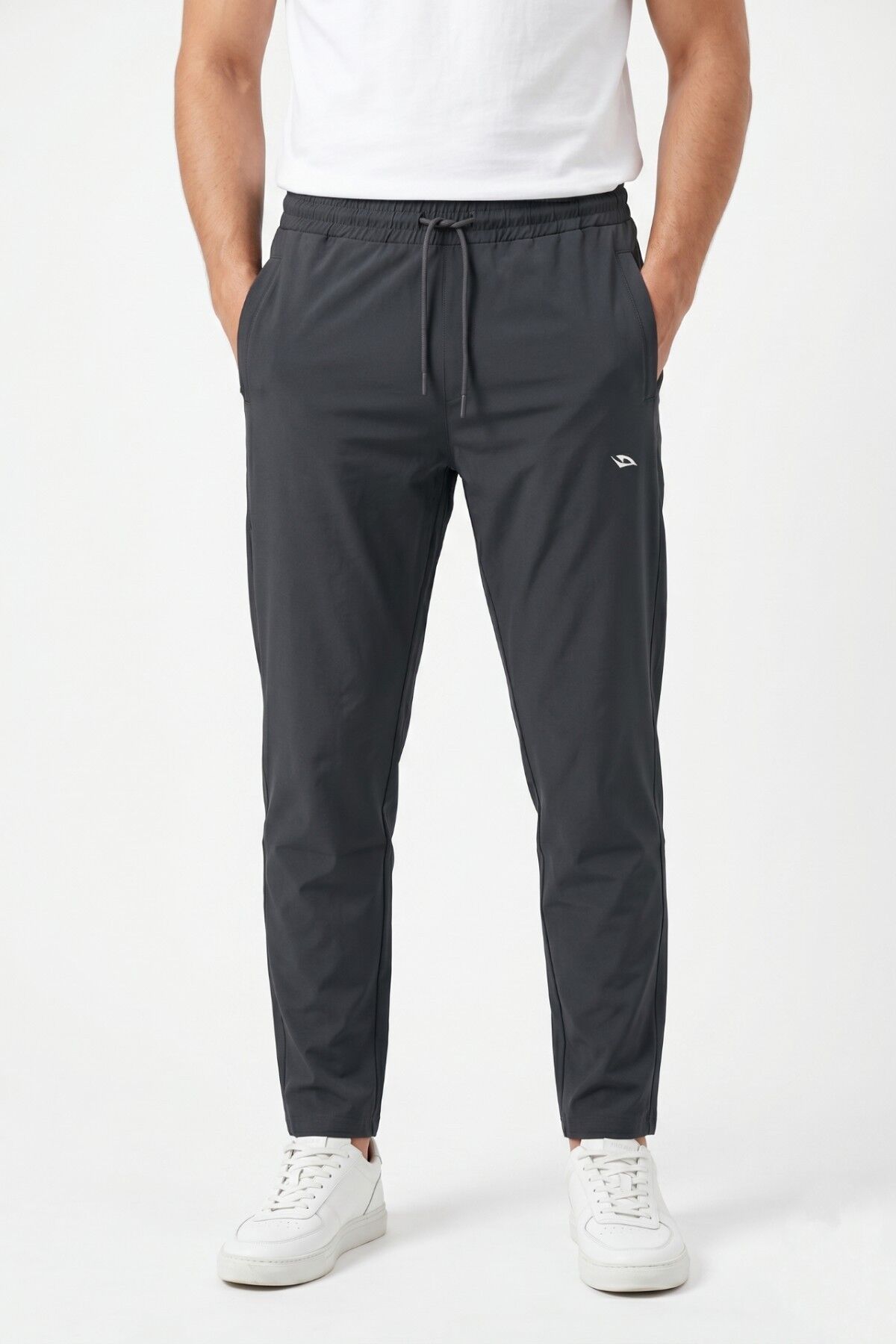 Erkek Aktif Outtor Lastiklit Pantolon BGL-ST05352 FÜME - L