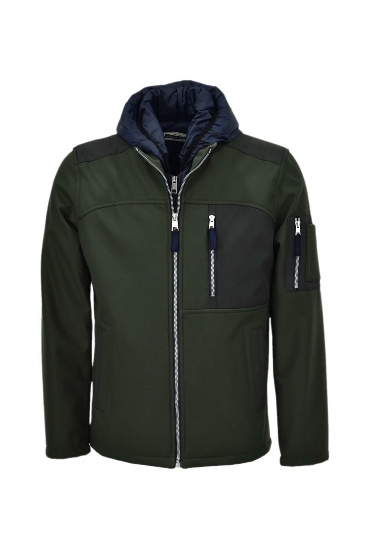 Erkek Kapüşonlu Spor Mont 85132 BGL-ST04172