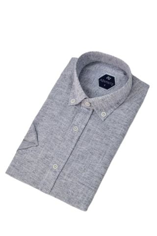 Erkek Klasik Tek Cepli Kısa Kol Gömlek BGL-ST04557