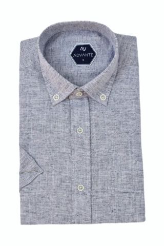 Erkek Klasik Tek Cepli Kısa Kol Gömlek BGL-ST04557