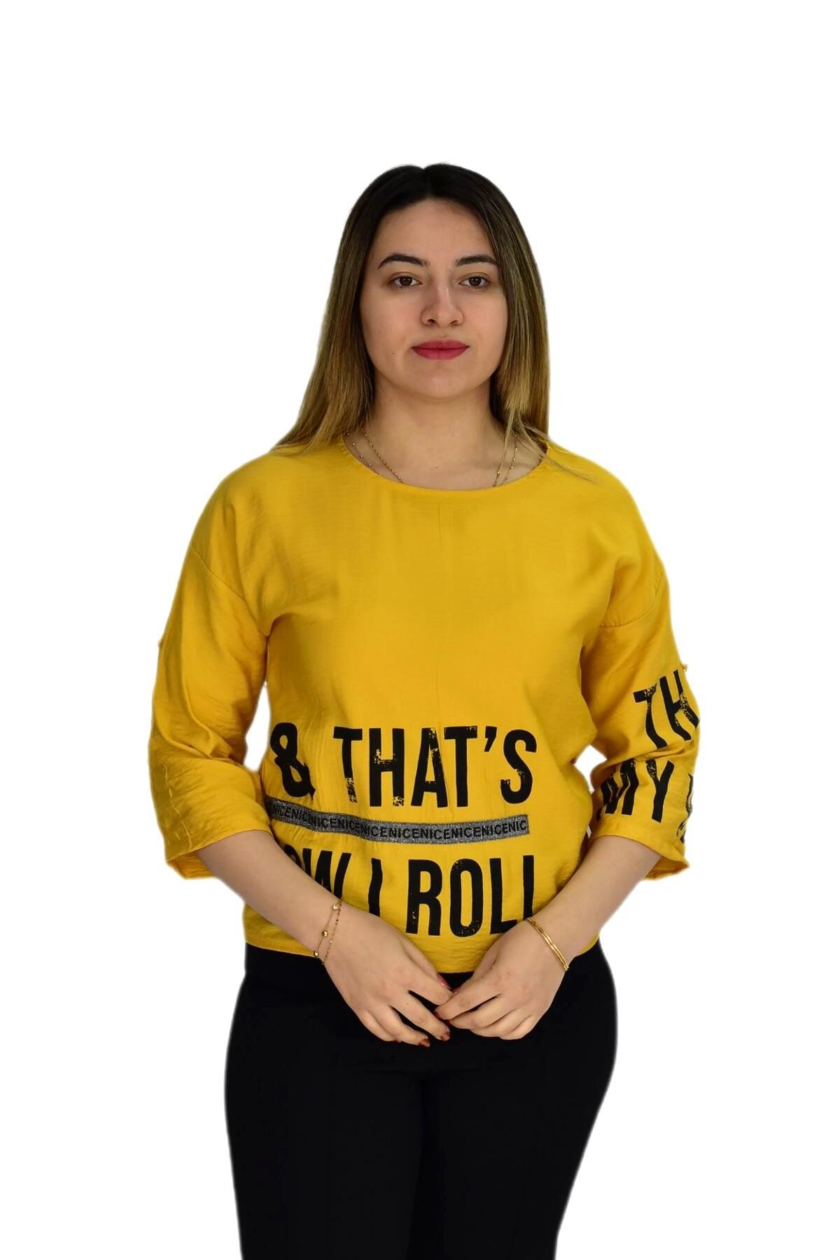 Kadın Turuva Kol Bluz HT202