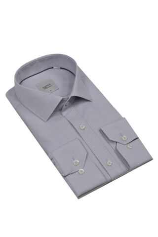 Erkek Klasik Armürlü  Uzun Kol Gömlek 4080 BGL-ST04815