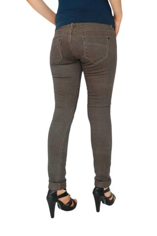 Kadın Düşük Bel Kanvas Pantolon TT001675 KAHVE - 26
