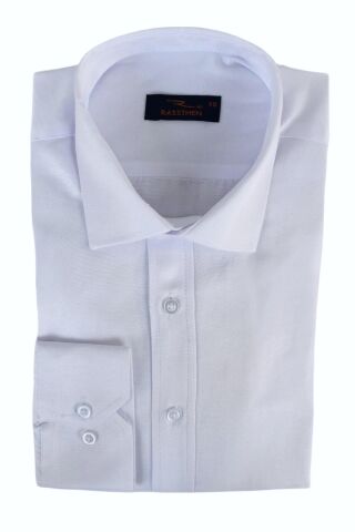 Erkek Silim Fit Gömlek BGL-ST02491 BEYAZ - 2XL