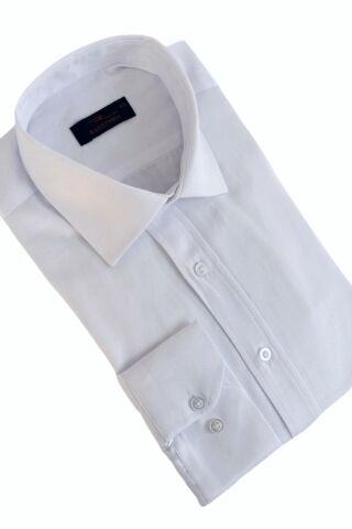 Erkek Silim Fit Gömlek BGL-ST02491 BEYAZ - 2XL