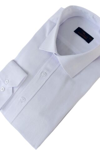 Erkek Silim Fit Gömlek BGL-ST02491 BEYAZ - 2XL