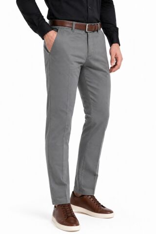 Erkek Kanvas Pantolon Regular Kalıp Yazlık BGL-ST05408 GRİ - 48