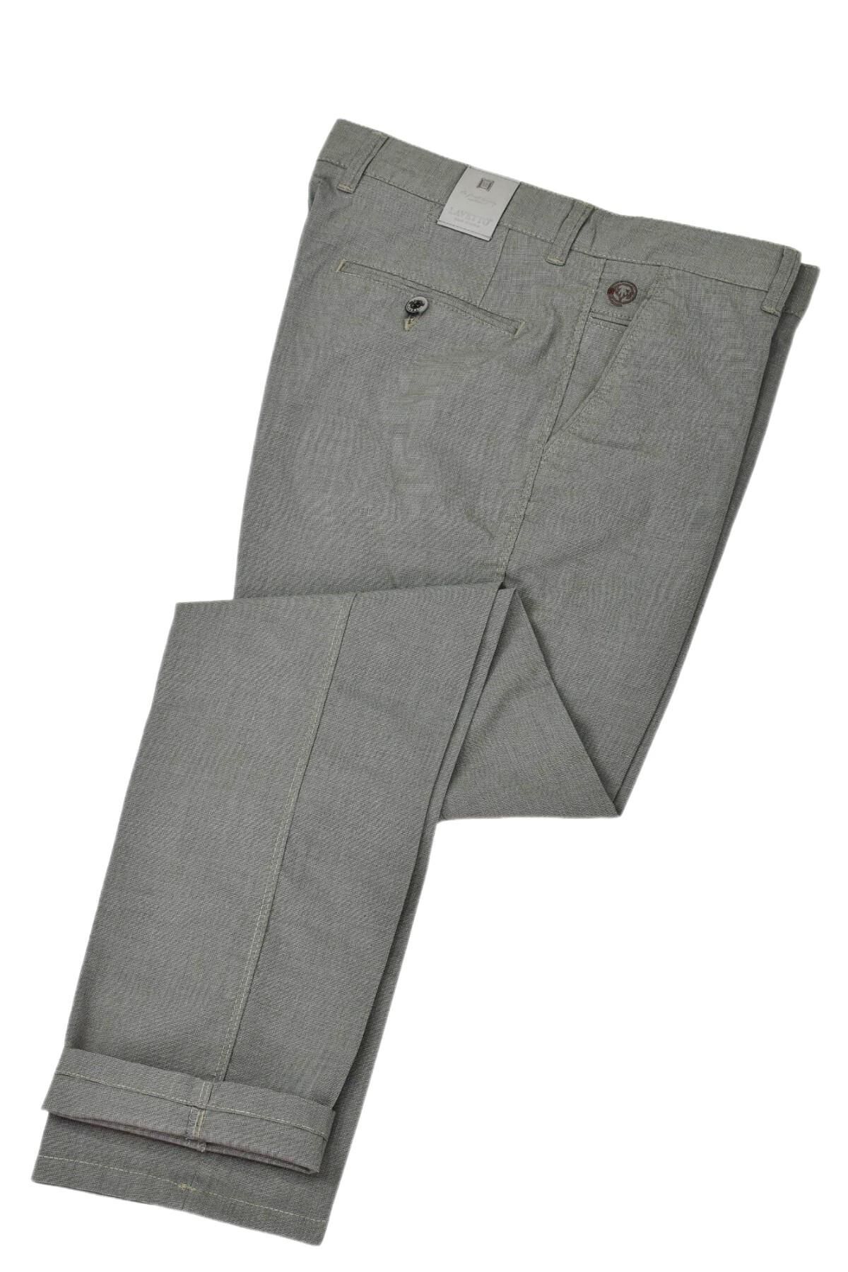 Erkek Kanvas Yazlık Pantolon Klasik 1338 BGL-ST04761 HAKİ - 50