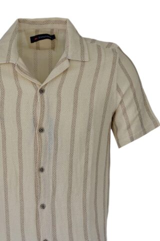 Erkek Pamuklu Yazlık Kısa Kol Gömlek 9627 BGL-ST03736 YEŞİL - 2XL
