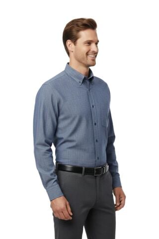 Erkek Klasik Petek Dokulu Uzun Kol Gömlek 3814 BGL-ST04817