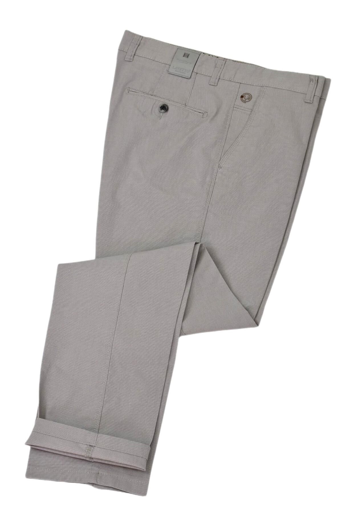 Erkek Kanvas Yazlık Pantolon Klasik 1338 BGL-ST04761 TAŞ - 44