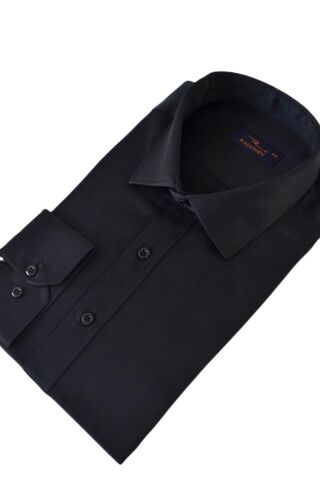 Erkek Silim Fit Gömlek BGL-ST02491 SİYAH - S