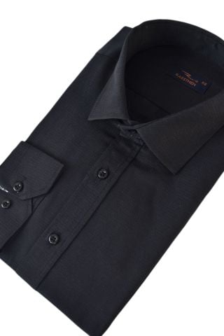 Erkek Silim Fit Armürlü Gömlek BGL-ST02492