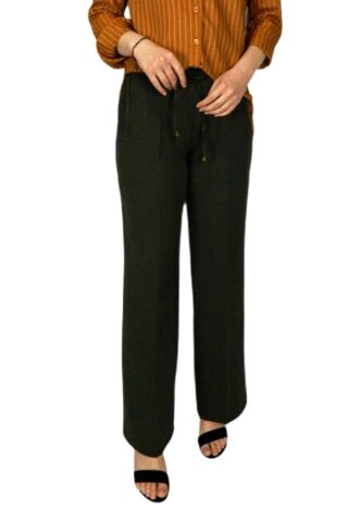 NAZAL KADIN LASTİKLİ PANTALON 1000 YEŞİL - 38