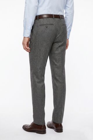 Erkek Silim Fit Klasik Pilesiz Kumaş Pantolon BGL-ST05463 FÜME - 46