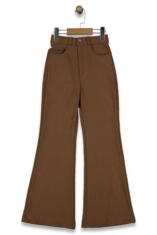 Kız Çocuk İspanyol Lastikli 5 Cep Pantolon BGL-ST05212 SİYAH - 10 YAŞ