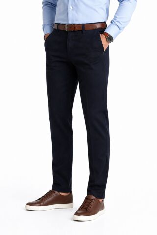 Erkek Kanvas Pantolon Regular Kalıp Yazlık BGL-ST05408 LACİVERT - 48