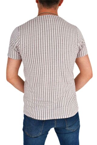 Erkek Sıfır Yaka Tişört T-748 BGL-ST01828