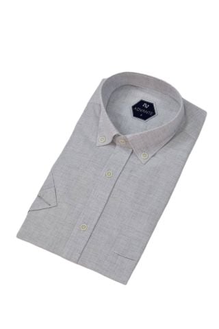 Erkek Klasik Tek Cepli Kısa Kol Gömlek BGL-ST04558