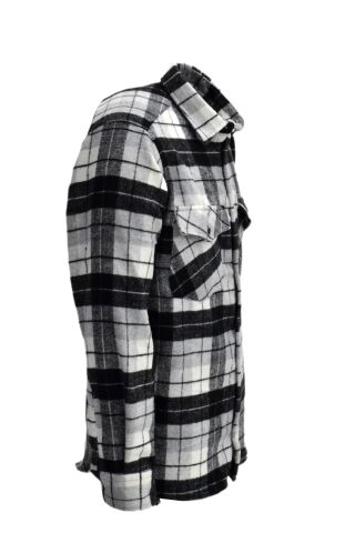 Erkek Çift Cepli Kapaklı Regular Fit Oduncu Gömlek BGL-ST03253 SİYAH - S