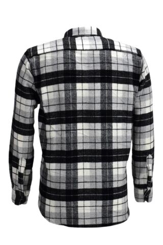 Erkek Çift Cepli Kapaklı Regular Fit Oduncu Gömlek BGL-ST03253 SİYAH - S