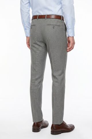 Erkek Silim Fit Klasik Pilesiz Kumaş Pantolon BGL-ST05463 GRİ - 50