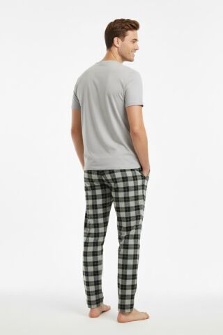 Erkek Tek Penye Pijama Alt BGL-ST05006 SARI - S