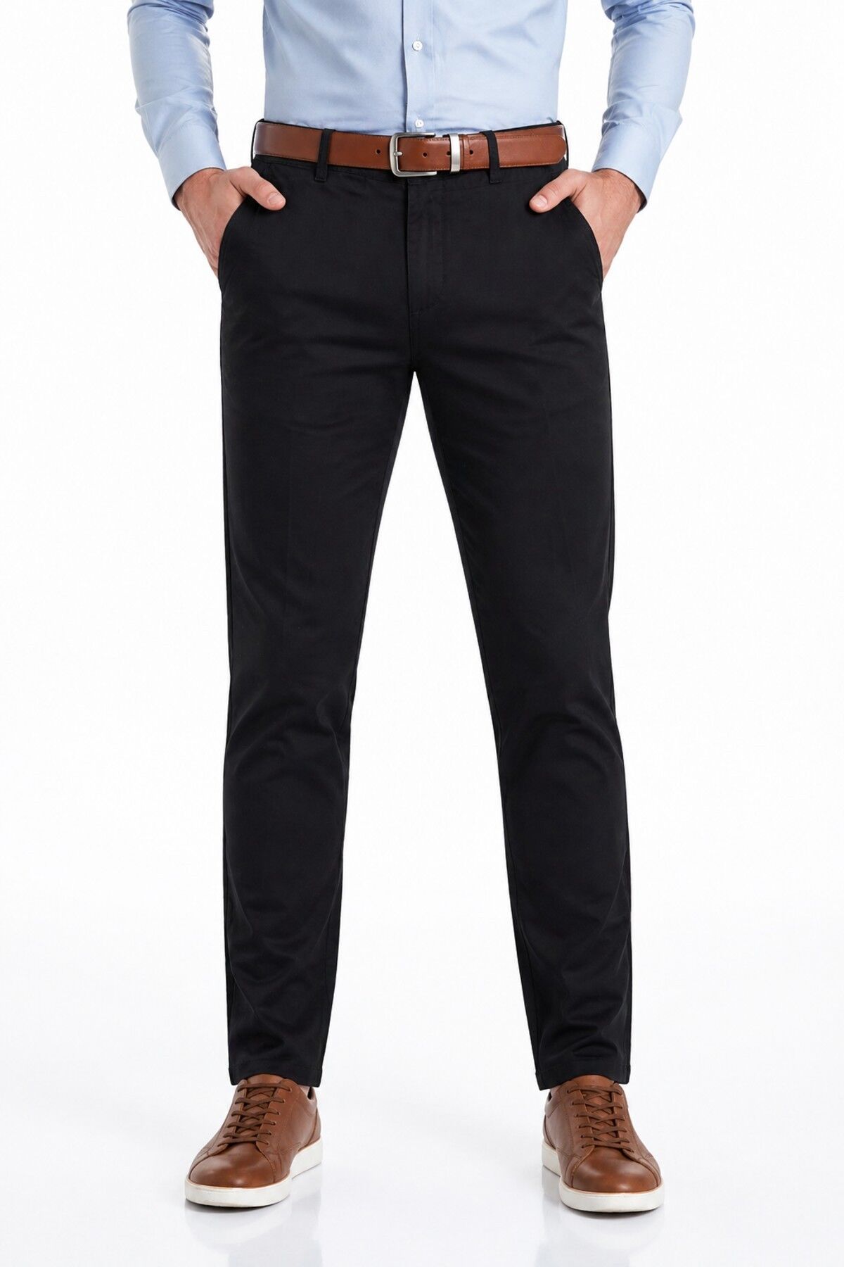 Erkek Kanvas Pantolon Regular Kalıp Yazlık BGL-ST05408 SİYAH - 44