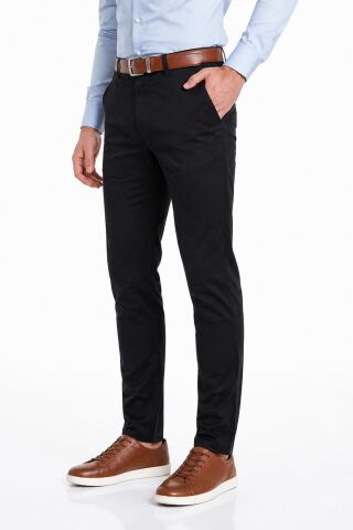 Erkek Kanvas Pantolon Regular Kalıp Yazlık BGL-ST05408 SİYAH - 44