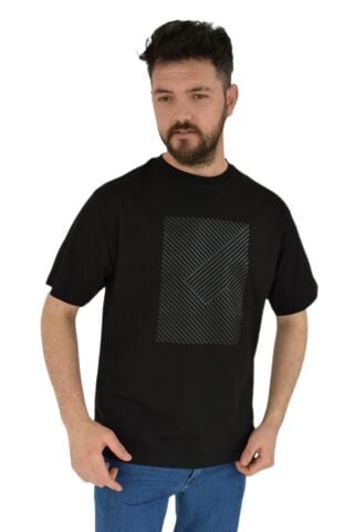 Erkek Baskılı Oversize Tişört 2379 BGL-ST02804