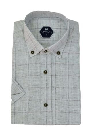 Erkek Klasik Tek Cepli Kısa Kol Gömlek BGL-ST04556