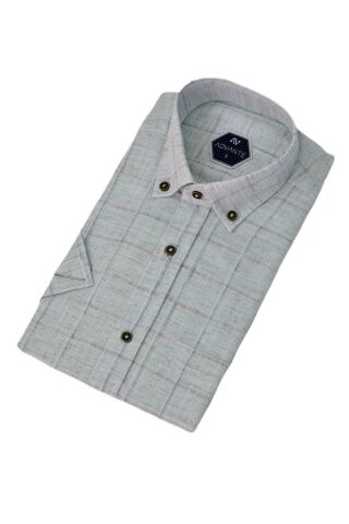 Erkek Klasik Tek Cepli Kısa Kol Gömlek BGL-ST04556