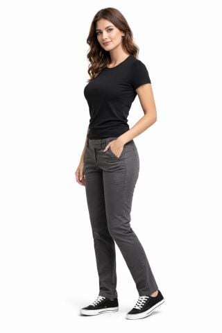 Kadın Düşük Bel Kanvas Pantolon Rebecca BGL-ST05642