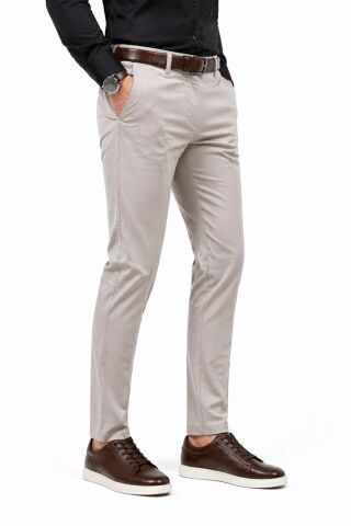 Erkek Kanvas Pantolon Regular Kalıp Yazlık BGL-ST05408 TAŞ - 46