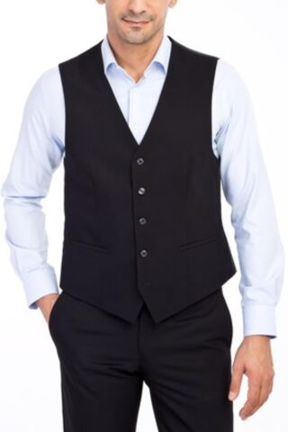 Erkek Takım Elbise Çift Yırtmaç Yelekli Silim Fit BGL-ST01244 LACİVERT - 46