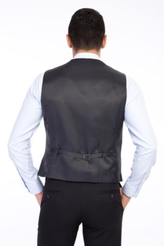 Erkek Takım Elbise Çift Yırtmaç Yelekli Silim Fit BGL-ST01244